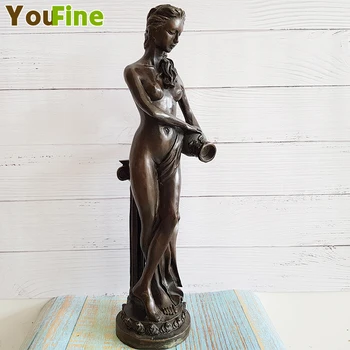 Bronze nude character sculpture European style bottle female name carving home decoration outdoor garden can be customized
Bronze nude character sculpture European style bottle female name carving home decoration outdoor garden can be customized