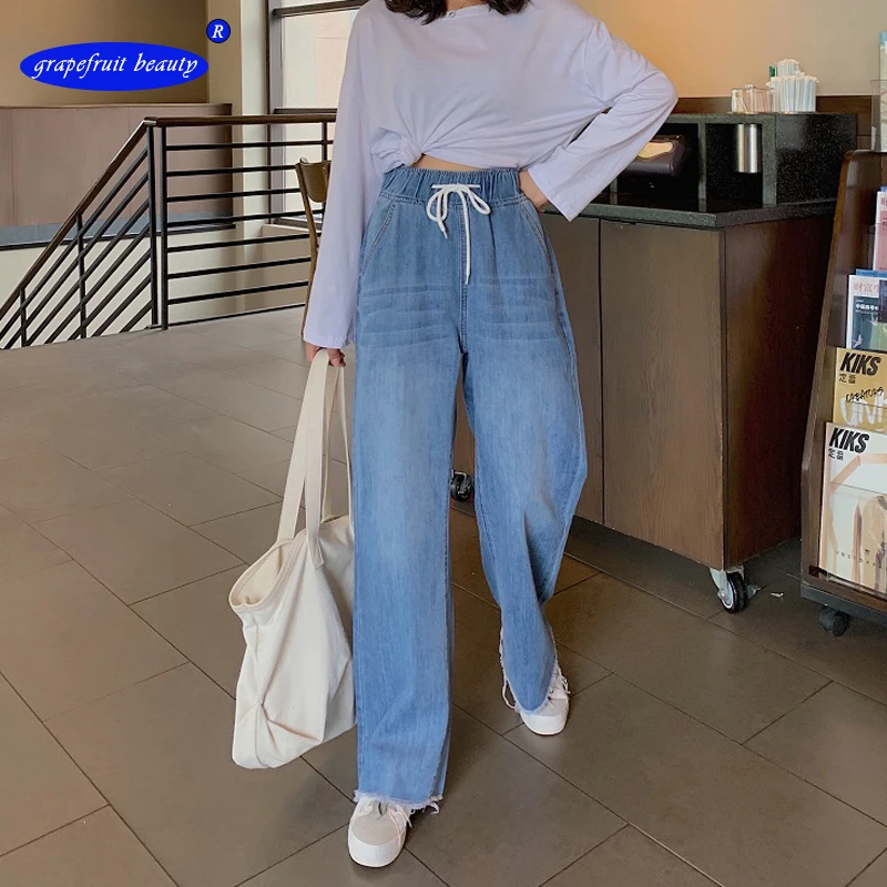 genuine/original 2019 autumn Trousers Women High Waist Long Harem Pant Casual Loose Pleated Denim Blue Wide Leg Pants Part
genuine/original 2019 autumn Trousers Women High Waist Long Harem Pant Casual Loose Pleated Denim Blue Wide Leg Pants Part