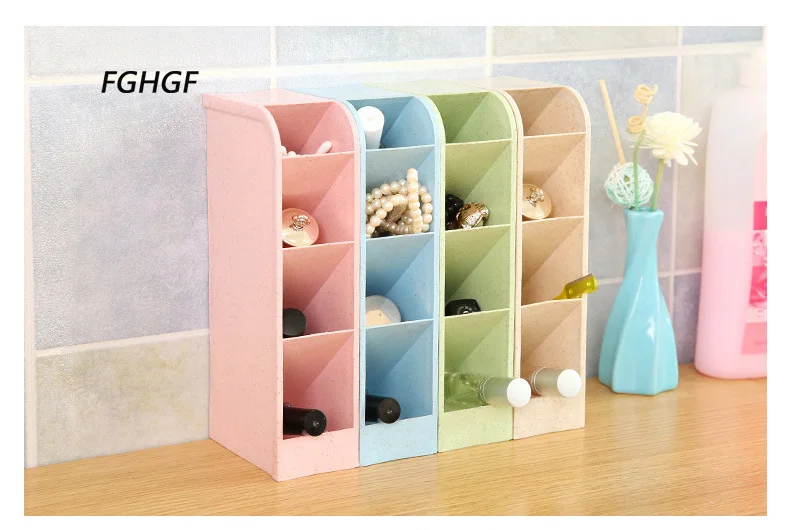 Wheat Straw Multifunctional Four Grid Desktop Storage Box Office Stationery Sundries Socks Makeup Box Storage Home storage
Wheat Straw Multifunctional Four Grid Desktop Storage Box Office Stationery Sundries Socks Makeup Box Storage Home storage