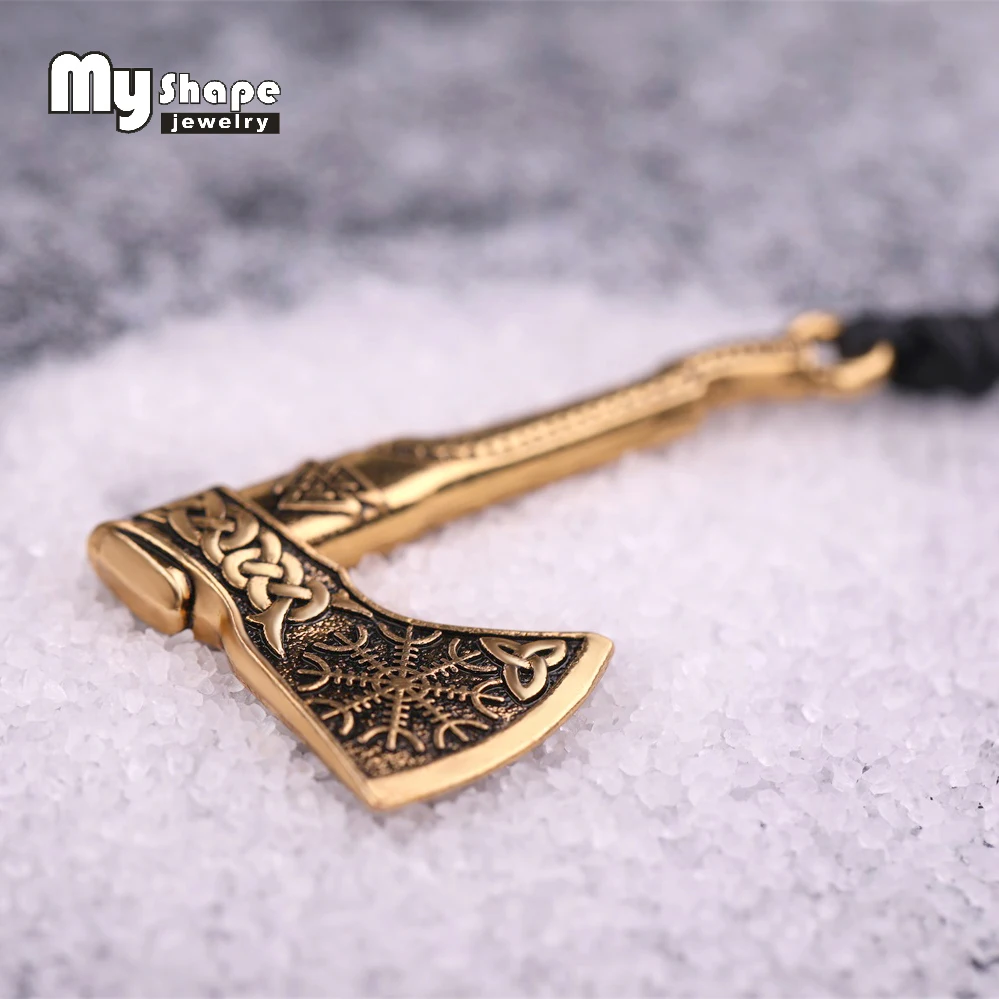 My shape 2 Colors Punk Amulet Axe Pendant Necklace Rope Chain Compass Nordic Vikings Vegvisir and Raven Personalized Jewelry
My shape 2 Colors Punk Amulet Axe Pendant Necklace Rope Chain Compass Nordic Vikings Vegvisir and Raven Personalized Jewelry