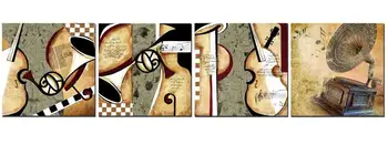 4 Panels Unframed CANVAS PRINTS Modern Vintage Musical Instruments Oil Painting Home Decoration Living Room
4 Panels Unframed CANVAS PRINTS Modern Vintage Musical Instruments Oil Painting Home Decoration Living Room