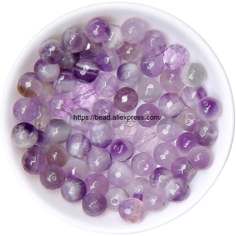 Free Shipping Natural Stone Faceted White Crystals Amethysts Quartz Round Loose Beads 15" Pick Size For Jewelry Making DIY
Free Shipping Natural Stone Faceted White Crystals Amethysts Quartz Round Loose Beads 15" Pick Size For Jewelry Making DIY