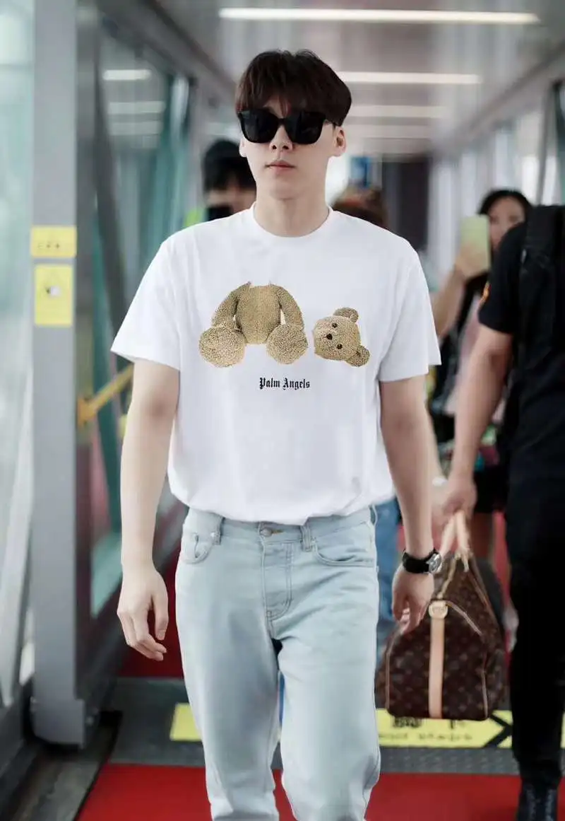 19SS Palm Angels TShirt Beheaded bear Print 100% Cotton Shirts Men Women Streetwear Hip Hop Top Tees Palm Angels Couples T-shirt
19SS Palm Angels TShirt Beheaded bear Print 100% Cotton Shirts Men Women Streetwear Hip Hop Top Tees Palm Angels Couples T-shirt