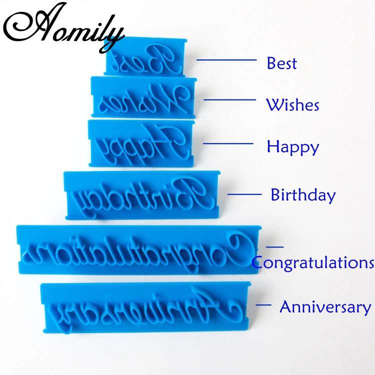 Aomily 6pcs/Set Decor Alphabet Number Letter Impress Mold Set DIY Cookie Biscuit Stamp Embosser Cutter Gift Fondant Tool
Aomily 6pcs/Set Decor Alphabet Number Letter Impress Mold Set DIY Cookie Biscuit Stamp Embosser Cutter Gift Fondant Tool
