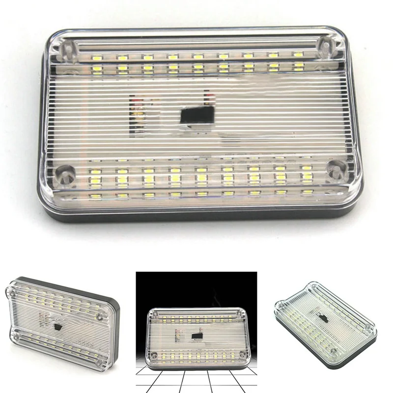 36 SMD Car Dome LED Light Ceiling Interior Rectangular Auto White Ceiling Lamp for 12V Cars
36 SMD Car Dome LED Light Ceiling Interior Rectangular Auto White Ceiling Lamp for 12V Cars
