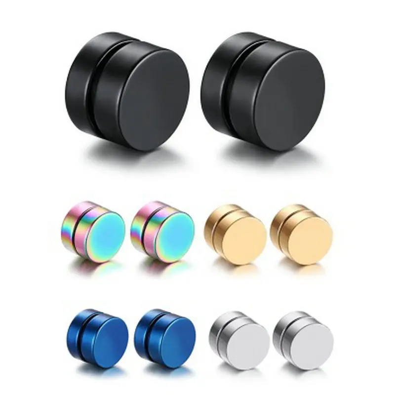 Fashion Strong Magnet Magnetic Ear Stud Non Piercing Clip Black Earrings Fake Earrings Gift for Boyfriend Lover 6mm
Fashion Strong Magnet Magnetic Ear Stud Non Piercing Clip Black Earrings Fake Earrings Gift for Boyfriend Lover 6mm