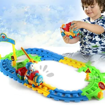 Doraemon Set Small Train Track Diecast City Magical Car Train Track Children Multi-layer Electric Sound and Light Rail Car Toy
Doraemon Set Small Train Track Diecast City Magical Car Train Track Children Multi-layer Electric Sound and Light Rail Car Toy