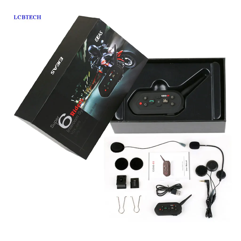 2018 EJEAS Bluetooth Walkie-talkie Motorcycle Helmet Motorcycle Communication Headset Support Pre-paired 6 People 1200M Intercom
2018 EJEAS Bluetooth Walkie-talkie Motorcycle Helmet Motorcycle Communication Headset Support Pre-paired 6 People 1200M Intercom