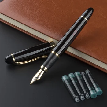 JINHAO X450 Metal Fountain Pen Without Pencil Box luxury school Office Stationery luxury Writing Cute pens gif + Ink collocation
JINHAO X450 Metal Fountain Pen Without Pencil Box luxury school Office Stationery luxury Writing Cute pens gif + Ink collocation