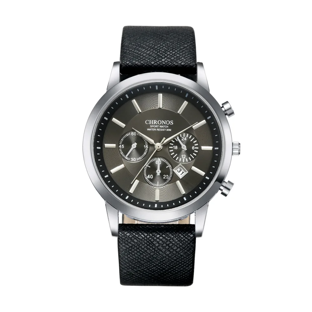 Mens Watches CHRONOS Brand Ultra Slim Quartz Military Watches Men Waterproof Date Clock Relogio Masculino Montre Homme Saat
Mens Watches CHRONOS Brand Ultra Slim Quartz Military Watches Men Waterproof Date Clock Relogio Masculino Montre Homme Saat