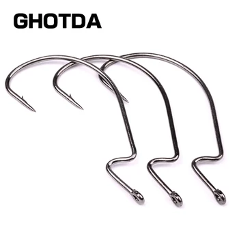 50pcs/box High carbon Steel Fishing Hooks Crank Lead Sharp worm 1/0# 2/0# 3/0# 4/0# 5/0#
50pcs/box High carbon Steel Fishing Hooks Crank Lead Sharp worm 1/0# 2/0# 3/0# 4/0# 5/0#