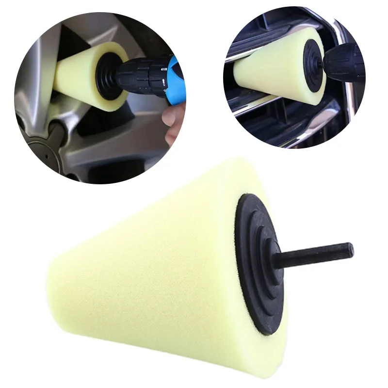 Auto Car Styling Yellow Burnishing Foam Sponge Polishing Cone Shaped Buffing Pads For Car Wheel Hub Tool
Auto Car Styling Yellow Burnishing Foam Sponge Polishing Cone Shaped Buffing Pads For Car Wheel Hub Tool