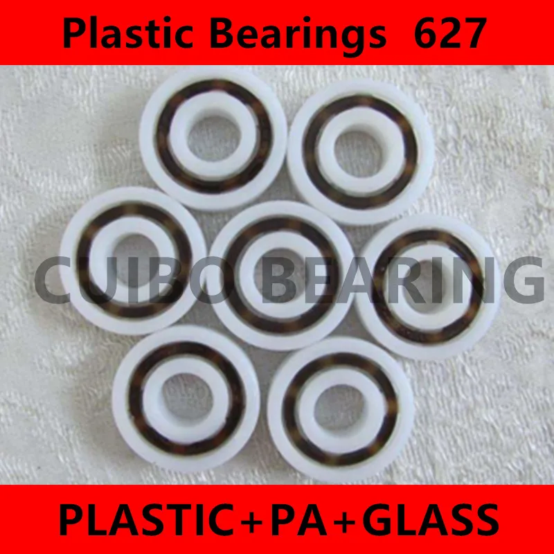 

627 POM Plastic bearings 627 PA Glass Balls size:7x22x7mm