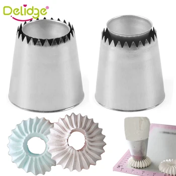 Delidge 1PC Russian Icing Piping Nozzles Ring Cream Cake Cookies Mold Pastry Tips Stainless Steel Fondant Cake Decorating Tools
Delidge 1PC Russian Icing Piping Nozzles Ring Cream Cake Cookies Mold Pastry Tips Stainless Steel Fondant Cake Decorating Tools