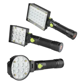 4 Modes 12/16/24LED Flashlight Torch USB Rechargeable Work Light Magnetic Lantern Hanging Hook Lamp Outdoor Tent Camping
4 Modes 12/16/24LED Flashlight Torch USB Rechargeable Work Light Magnetic Lantern Hanging Hook Lamp Outdoor Tent Camping