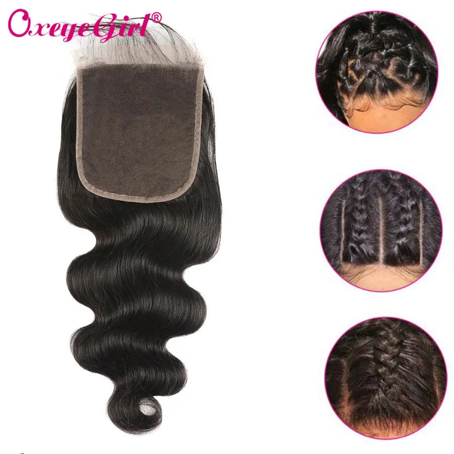 6x6 Lace Closure Brazilian Hair Body Wave 6x6 Closure Human Hair Closure With Baby Hair Pre Plucked Remy 10''-20'' Oxeyegirl
6x6 Lace Closure Brazilian Hair Body Wave 6x6 Closure Human Hair Closure With Baby Hair Pre Plucked Remy 10''-20'' Oxeyegirl
