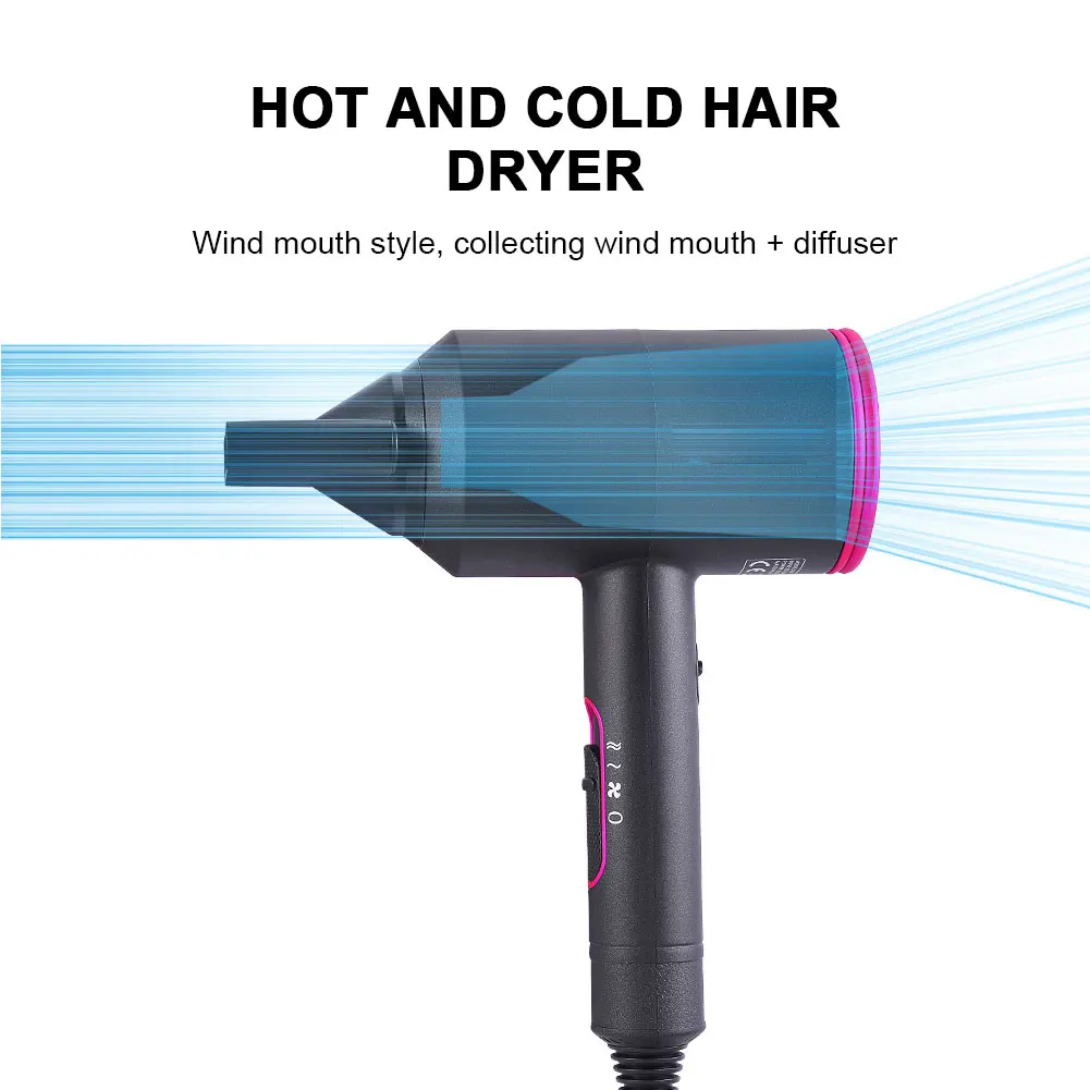 Household Appliances Hot and Cold Hair Dryer Two Air Outlets Blue Safety Back Cover Uniform Wind Powerful
Household Appliances Hot and Cold Hair Dryer Two Air Outlets Blue Safety Back Cover Uniform Wind Powerful