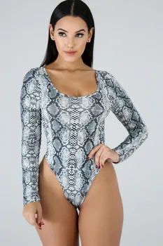 U Neck Snake Digital Print Women Full Sleeve Sexy Sheath Bodysuits Women Rompers
U Neck Snake Digital Print Women Full Sleeve Sexy Sheath Bodysuits Women Rompers
