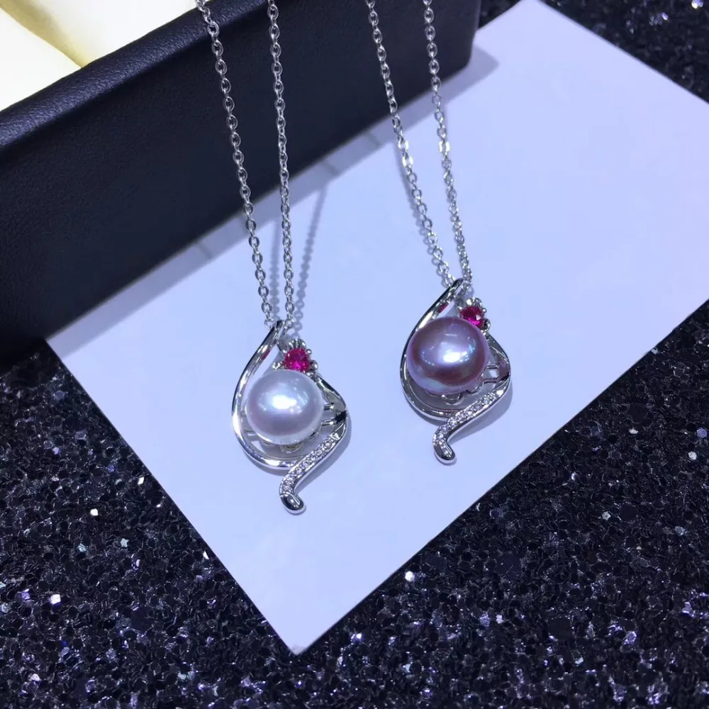 YIKALAISI 925 sterling silver jewelry for women 100% natural 8-9mm freshwater pearl choker pendant 2018 new fashion Wholesale
YIKALAISI 925 sterling silver jewelry for women 100% natural 8-9mm freshwater pearl choker pendant 2018 new fashion Wholesale