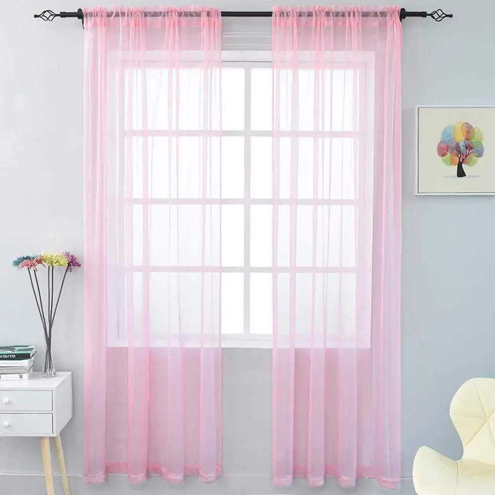 1Pcs Tulle Sheer Curtains For Living Room Kitchen Half Transparent Bedroom Window Curtain Home Door Curtains Decor Window Screen
1Pcs Tulle Sheer Curtains For Living Room Kitchen Half Transparent Bedroom Window Curtain Home Door Curtains Decor Window Screen