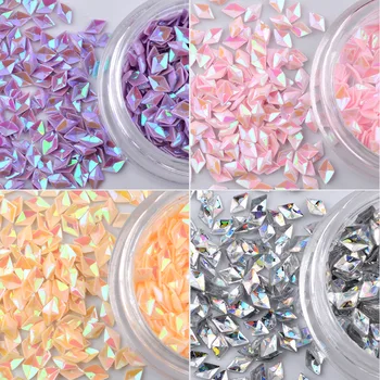 12 Boxes 3D Rhombus Holographic Glitter Nail Flakes Sequin Powder Gold Silver Red Shiny Paillette Manicure Nail Decoration 2x3mm
12 Boxes 3D Rhombus Holographic Glitter Nail Flakes Sequin Powder Gold Silver Red Shiny Paillette Manicure Nail Decoration 2x3mm
