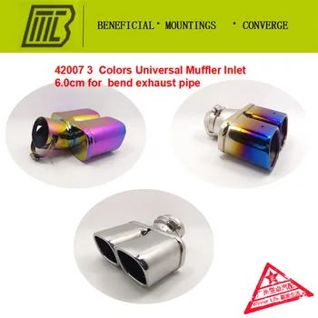 Car Exhaust 1 Into 2 Muffler Square Pipe Modified Tail Pipe For Focus Escort Inlet 60mm Length 153mm Tail EXHAUST Tip End Tube
Car Exhaust 1 Into 2 Muffler Square Pipe Modified Tail Pipe For Focus Escort Inlet 60mm Length 153mm Tail EXHAUST Tip End Tube