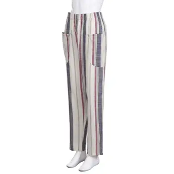 KLV Newly 2018 Fashion Women High Waist Vintage Striped Loose Cotton Long Trousers Pants Dropshipping F28
KLV Newly 2018 Fashion Women High Waist Vintage Striped Loose Cotton Long Trousers Pants Dropshipping F28