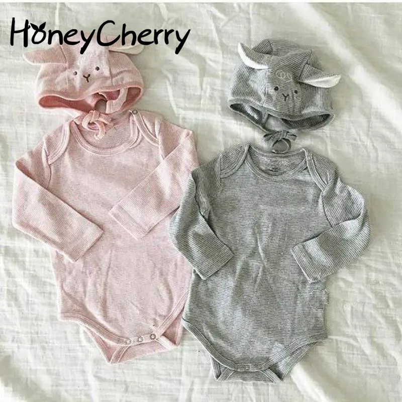 Newborn Bodysuits Nineteen Years Baby Cute Triangular Conjoined Hayi Sprouting Animal Ear Hat Climbing Suit Bottom Coat
Newborn Bodysuits Nineteen Years Baby Cute Triangular Conjoined Hayi Sprouting Animal Ear Hat Climbing Suit Bottom Coat