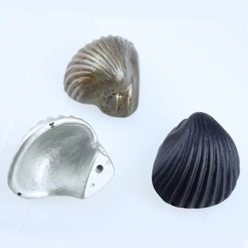Retro style shell drawer cabinet knobs pulls black matte silver bronze shell dresser kitchen cabinet door handles knobs pulls
Retro style shell drawer cabinet knobs pulls black matte silver bronze shell dresser kitchen cabinet door handles knobs pulls