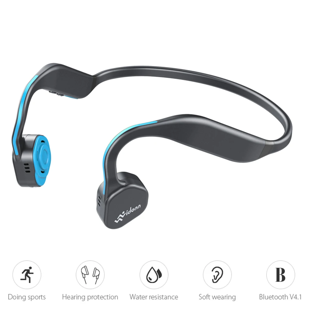 

Vidonn F1 Wireless Bone Conduction HiFi Bluetooth Earphone With MIC Noise Cancelling Waterproof Running Sport Neckband Earphones