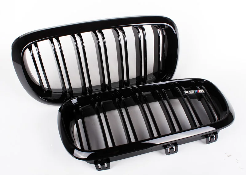 RollsRover Pair Of Gloss Black Front Grille For BMW X5 X6 F15 F16 2015-2018 Car Styling
RollsRover Pair Of Gloss Black Front Grille For BMW X5 X6 F15 F16 2015-2018 Car Styling