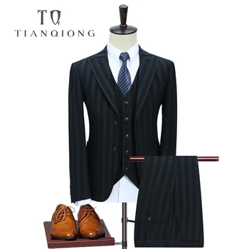 TIAN QIONG Polyester Men Clothing Causal Men Suit Tailor Blazer Grey Suits (Jacket+Pants+Vest) Slim Fit Groom for Custom Made
TIAN QIONG Polyester Men Clothing Causal Men Suit Tailor Blazer Grey Suits (Jacket+Pants+Vest) Slim Fit Groom for Custom Made