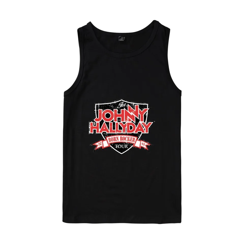 Johnny Hallyday Tank Tops Men/Women Summer Sleeveless Workout Tank Top Women Fashion Hip hop Style Casual Vest
Johnny Hallyday Tank Tops Men/Women Summer Sleeveless Workout Tank Top Women Fashion Hip hop Style Casual Vest
