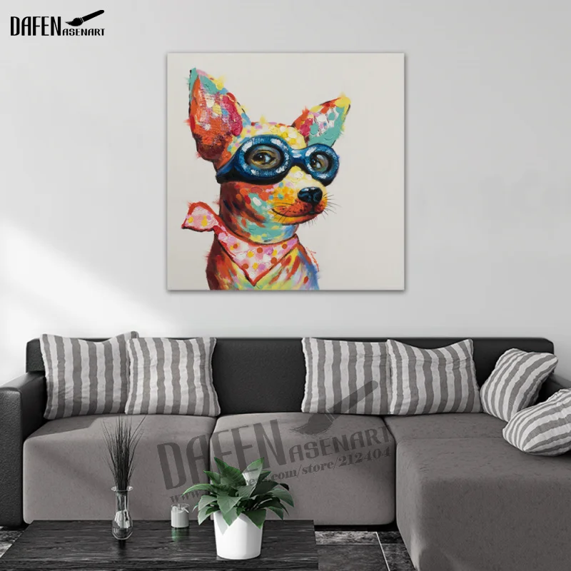 100% Handmade Cute Chihuahua Dog Oil Painting on Canvas Modern Cartoon Lovely Pet Handpainted For Room Wall Decor Aesthetic
100% Handmade Cute Chihuahua Dog Oil Painting on Canvas Modern Cartoon Lovely Pet Handpainted For Room Wall Decor Aesthetic