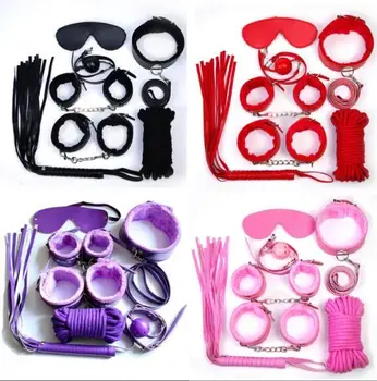 Exotic Accessories Adult Bondage Kit Sexy Bondage Restraints Cuffs Robe Blinder Mask 7pcs Set Accessories
Exotic Accessories Adult Bondage Kit Sexy Bondage Restraints Cuffs Robe Blinder Mask 7pcs Set Accessories