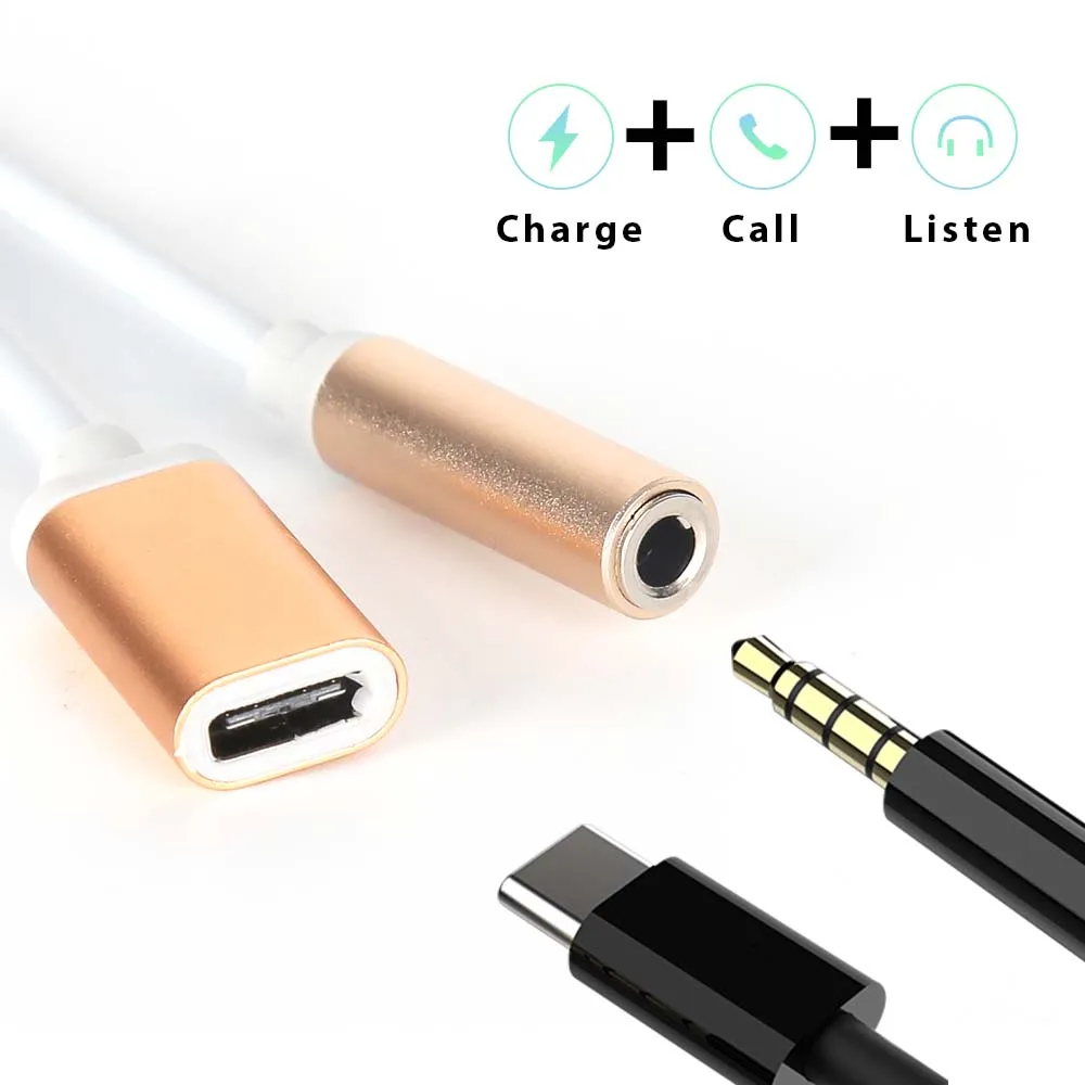 2 in 1 Type C Adpater 3.5 mm Audio to Type C Type C Charger Port For Xiaomi Mi6 LeEco Le max Le 2 Pro Earphone Splitter Adapter
2 in 1 Type C Adpater 3.5 mm Audio to Type C Type C Charger Port For Xiaomi Mi6 LeEco Le max Le 2 Pro Earphone Splitter Adapter
