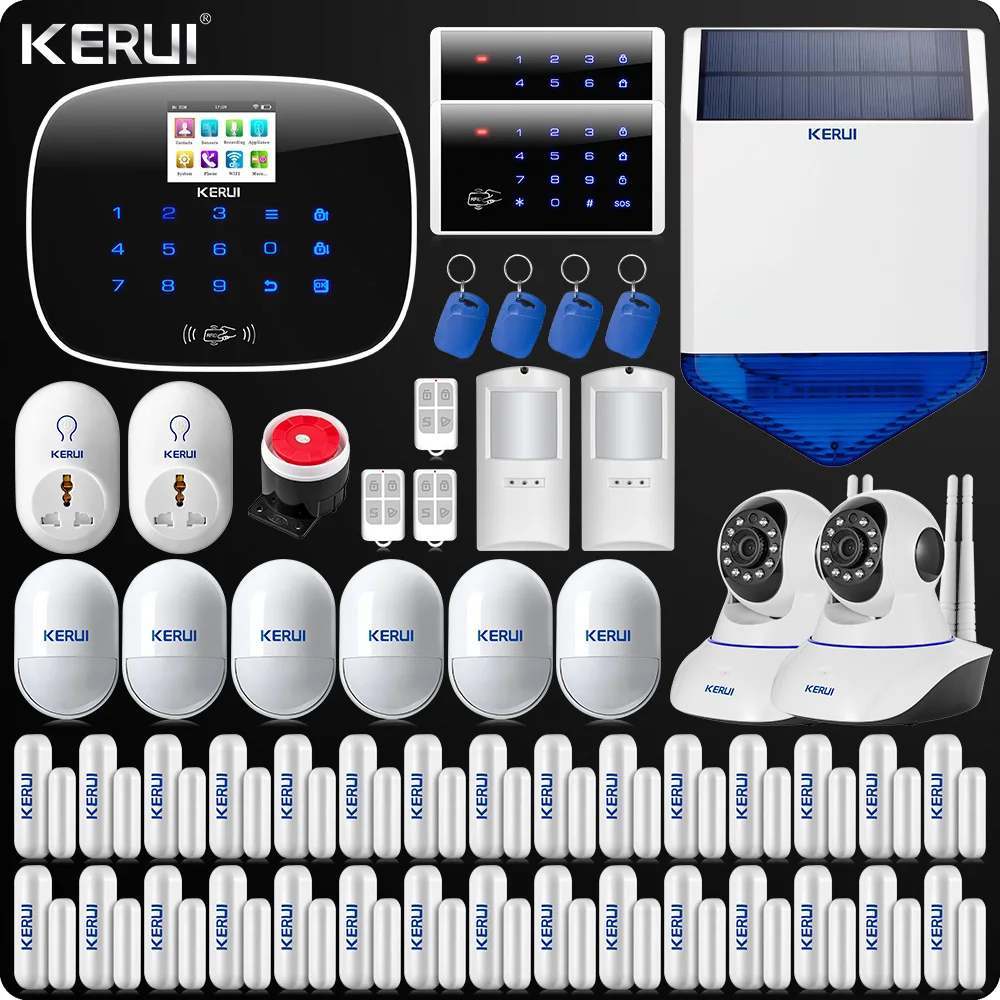 W193 3G WIFI PSTN GSM Home Burglar LCD Touch Screen Alarm Home Security Alarm System Outdoor Solar Siren Smart Socket O
W193 3G WIFI PSTN GSM Home Burglar LCD Touch Screen Alarm Home Security Alarm System Outdoor Solar Siren Smart Socket O