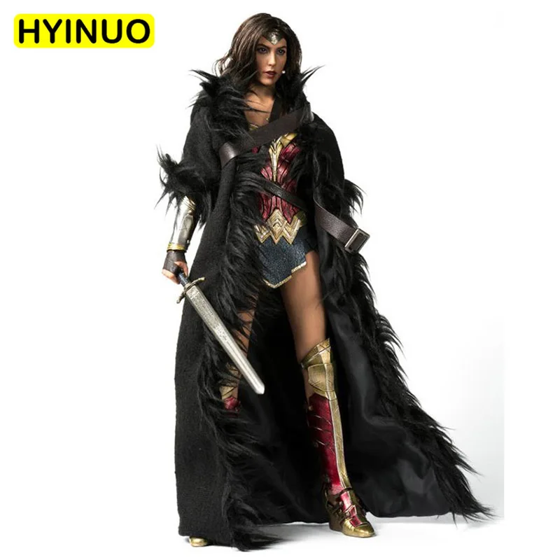 1/6 Scale Wonder Woman Hero Female Black Plush Cloak Long Cloak Set Suit Clothes Clothing Set For 12" Figure Female Body Doll
1/6 Scale Wonder Woman Hero Female Black Plush Cloak Long Cloak Set Suit Clothes Clothing Set For 12" Figure Female Body Doll