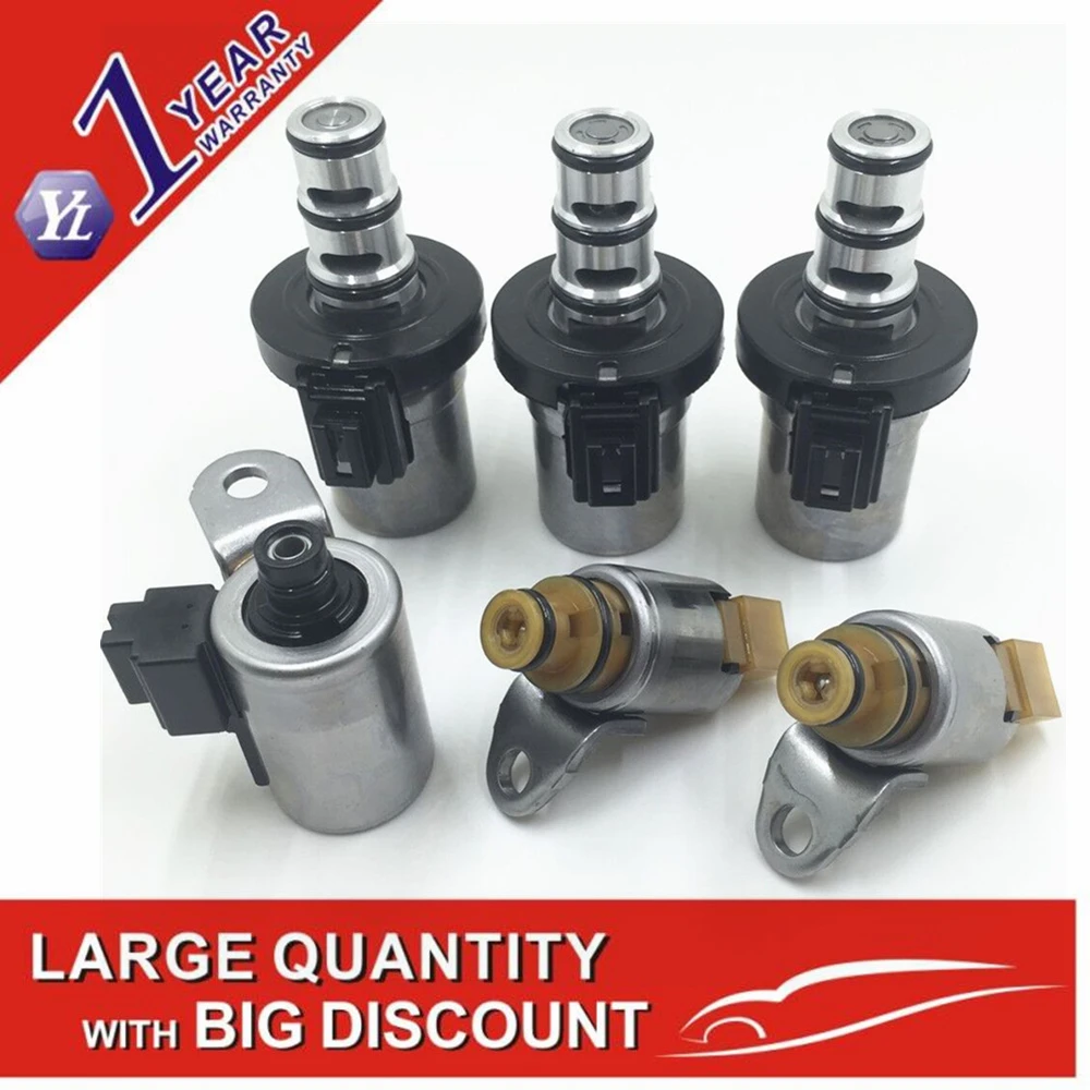Genuine 4F27E Transmission Shift Solenoid Set For Ford For Mazda 2 3 5 6 CX7 For PROTEGE (6PCS)
Genuine 4F27E Transmission Shift Solenoid Set For Ford For Mazda 2 3 5 6 CX7 For PROTEGE (6PCS)