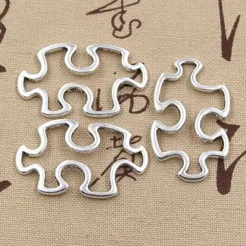 4pcs Charms Jigsaw Puzzle 41x25mm Antique Making Pendant fit,Vintage Tibetan Silver color,DIY Handmade Jewelry
4pcs Charms Jigsaw Puzzle 41x25mm Antique Making Pendant fit,Vintage Tibetan Silver color,DIY Handmade Jewelry