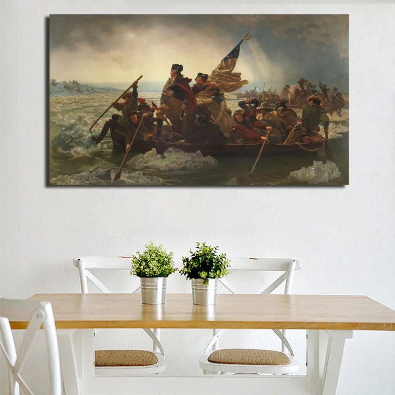 George Washingtons Crossing Of The Delaware River Art Canvas Poster Painting Wall Picture Print Home Bedroom Decoration Artwork
George Washingtons Crossing Of The Delaware River Art Canvas Poster Painting Wall Picture Print Home Bedroom Decoration Artwork