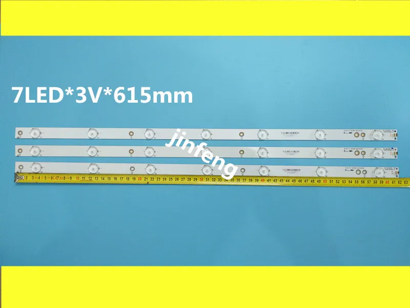 

LED TV Illumination For Philips 32PHK4509H 32PHS5301/12 32PHT4101/60 LED Bar Backlight Strip Line Ruler GJ-2K15 D2P5 D307-V1 1.1