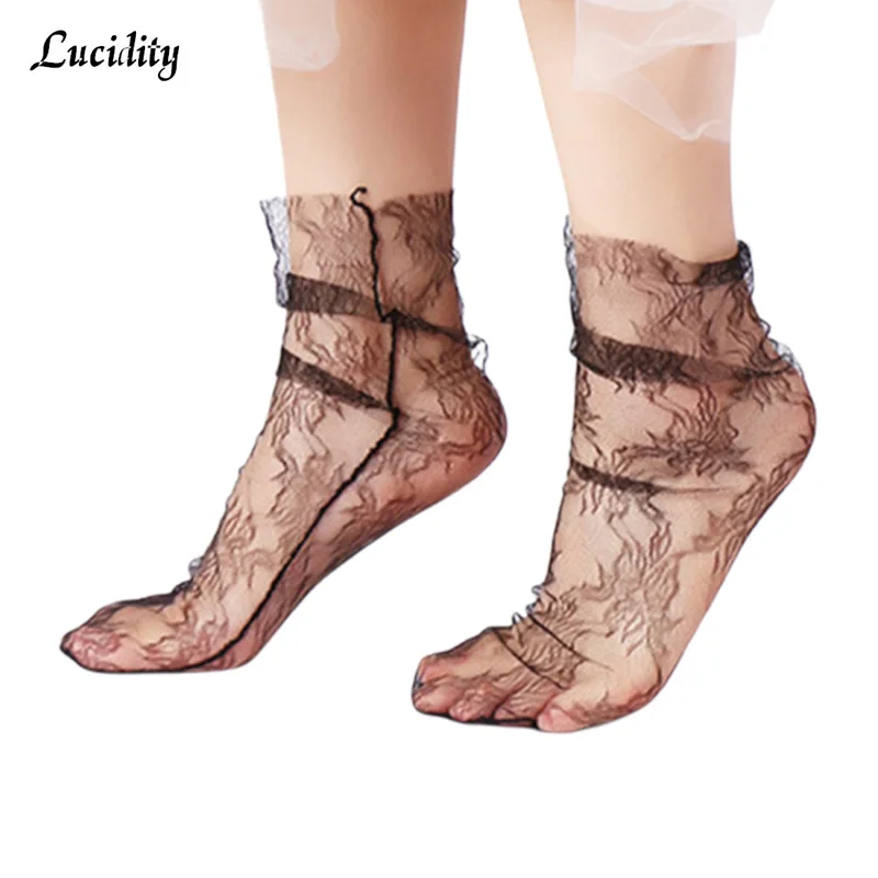 Summer Thin Section In Tube Transparent Mesh Yarn Socks Women Wild Mesh Breathable Lace Socks Lady 4pairs/lot =8pieces
Summer Thin Section In Tube Transparent Mesh Yarn Socks Women Wild Mesh Breathable Lace Socks Lady 4pairs/lot =8pieces