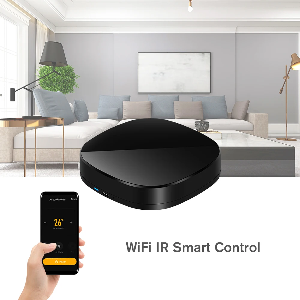 Smart home IR WiFi infrared switch smart TV remote control smart home appliances remote control switch automation
Smart home IR WiFi infrared switch smart TV remote control smart home appliances remote control switch automation