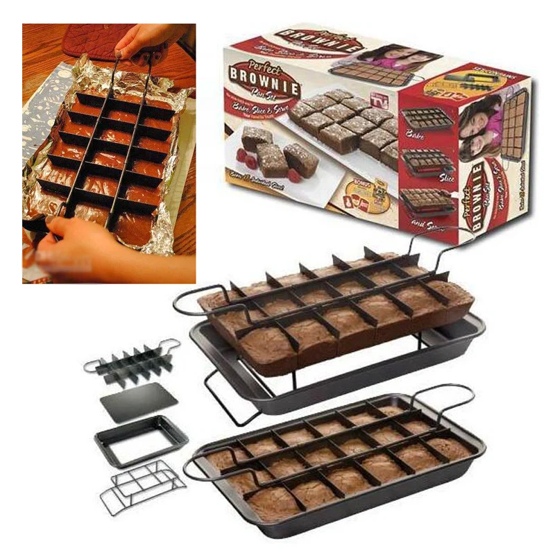Carbon Steel Maker Cheesecake Brownie Pan Set Cutter Mould Cakes Stand Bakeware Tool
Carbon Steel Maker Cheesecake Brownie Pan Set Cutter Mould Cakes Stand Bakeware Tool