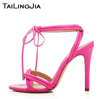 Pink Red Open Toe High Heel Ankle Strap Women Sandals Woman Shoes Party Wedding Plus Size Brand Plus Size Ladies Shoes Wholesale
Pink Red Open Toe High Heel Ankle Strap Women Sandals Woman Shoes Party Wedding Plus Size Brand Plus Size Ladies Shoes Wholesale