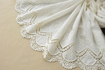 Free shipping pastoral a bilateral symmetry openwork embroidery cloth cotton lace skirt embroidered cloth wide 130cm GRL0416
Free shipping pastoral a bilateral symmetry openwork embroidery cloth cotton lace skirt embroidered cloth wide 130cm GRL0416