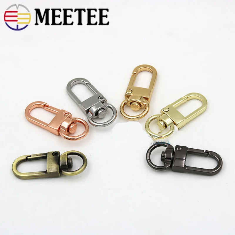 Meetee 20pcs Metal Dog Buckle Spring Snap Clasp Hook Key DIY Bag Chain Decor Hang Buckles Hardware Leather Accessories BD441
Meetee 20pcs Metal Dog Buckle Spring Snap Clasp Hook Key DIY Bag Chain Decor Hang Buckles Hardware Leather Accessories BD441