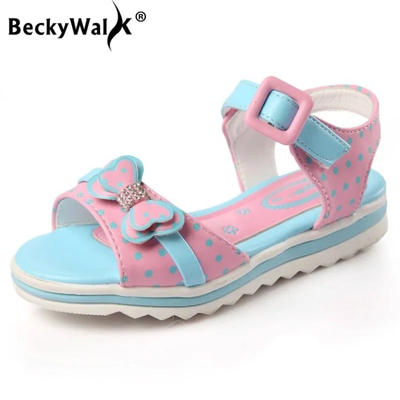 BeckyWalk Summer Children Girls Sandals Bow-knot Princess Shoes Sweet Kids Sandals for Girl Shoes Beach Shoes CSH669
BeckyWalk Summer Children Girls Sandals Bow-knot Princess Shoes Sweet Kids Sandals for Girl Shoes Beach Shoes CSH669