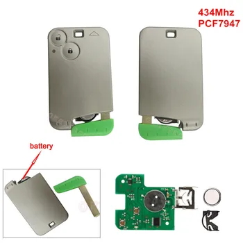 High Quality 2 Buttons Remote Key Smart Card 2 Buttons 433MHZ PCF7947 ID46 Chip For Renault Laguna With Key Blade
High Quality 2 Buttons Remote Key Smart Card 2 Buttons 433MHZ PCF7947 ID46 Chip For Renault Laguna With Key Blade